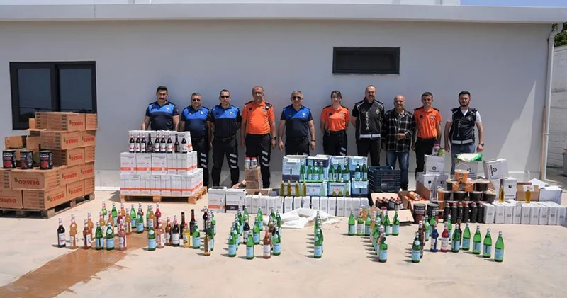 Alanya da sahte etiketleme yapan firma mühürlendi