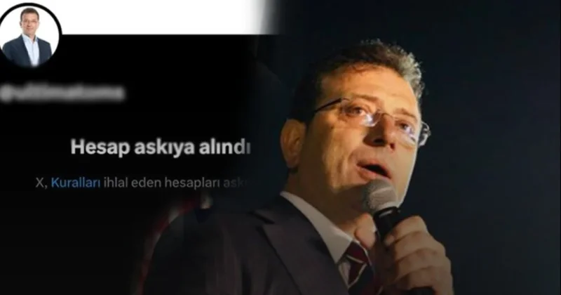 X, profil resmine İmamoğlu koyanların hesabını askıya alıyor! Sözcü Gazetesi
