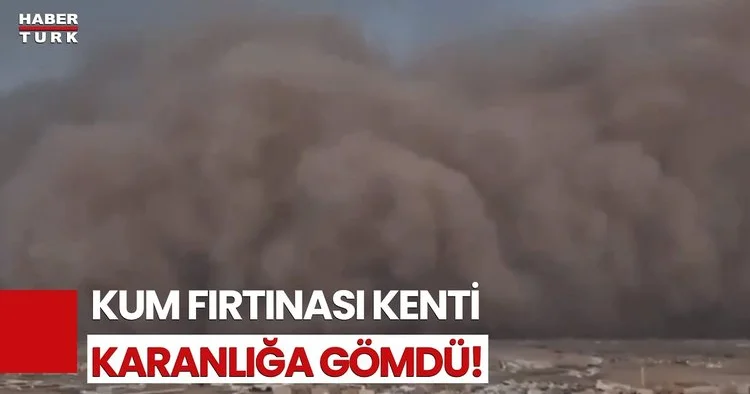 Suudi Arabistan Ve Irak ta Kum Fırtınası Alarmı! Kum Fırtınası Felakete Mi Dönüşüyor?