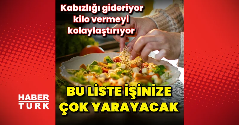 Kabızlığı gideriyor, kilo vermeyi kolaylaştırıyor... Hemen bugün beslenme listenize dahil edebileceğiniz yüksek lifli gıdalar Sağlık Haberleri