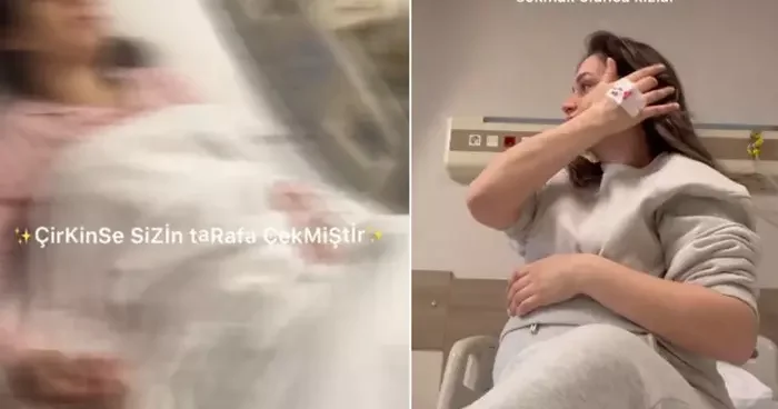 Yeni doğum yapan anne bebeğine çirkin denilince verdiği cevapla sosyal medyada gündem yarattı! Sizin tarafa çekmiştir