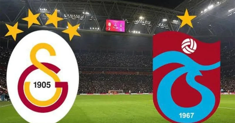 Galatasaray Trabzonspor maçında gol yağmuru