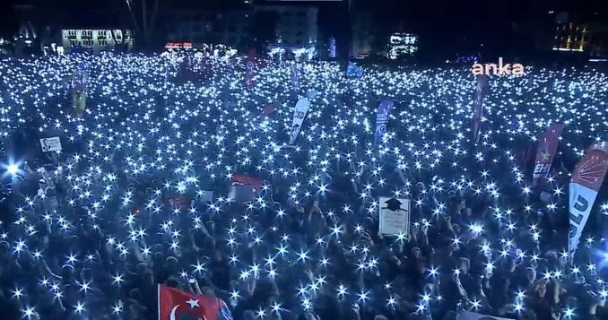 CHP nin Beyazıt mitinginde İmamoğlu nun mesajı okundu Agos