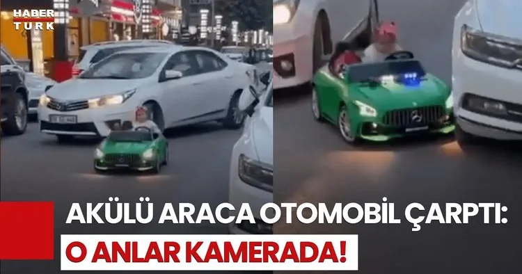 Akülü Araçlı Çocuğa Otomobil Çarptı! Babadan Kazaya Dair Açıklama!