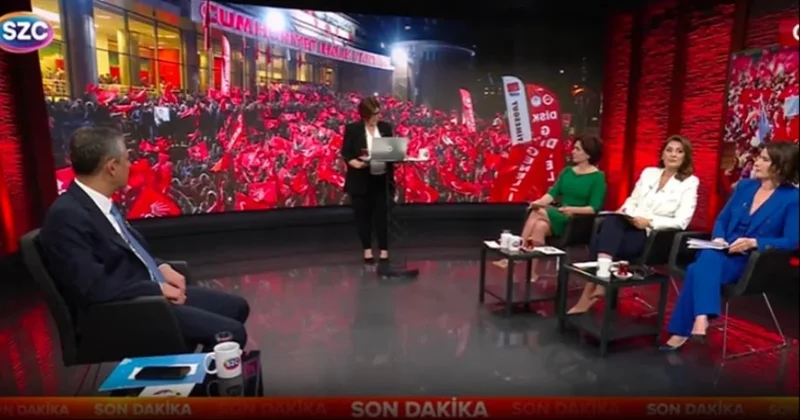 CHP lideri Özgür Özel SÖZCÜ TV canlı yayınında soruları yanıtlıyor Sözcü Gazetesi