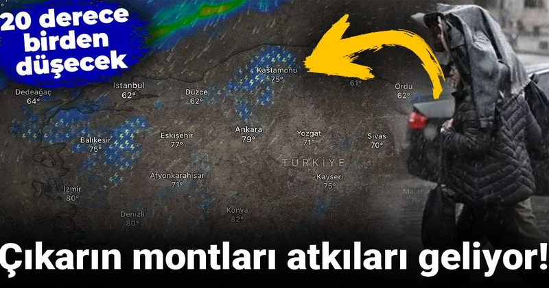Çıkarın montları atkıları geliyor! 20 derece birden düşecek