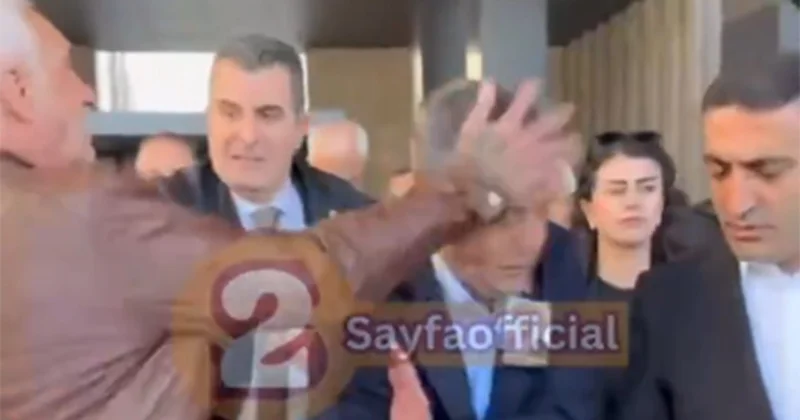 Özgür Özel e AKM çıkışında tokatlı saldırı
