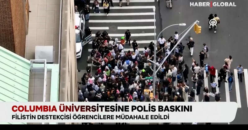 Columbia Üniversitesi karıştı: 80 gözaltı