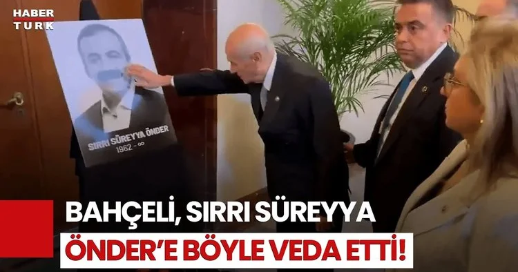 Bahçeli, Sırrı Süreyya Önder İçin Düzenlenen Taziye Programına Katıldı