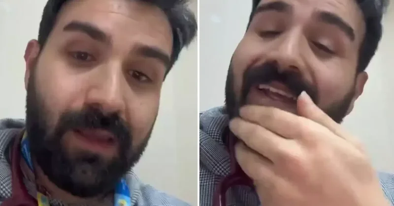 Video çeken doktor, yaşadığı duruma isyan etti: Vallahi kafayı yiyeceğim