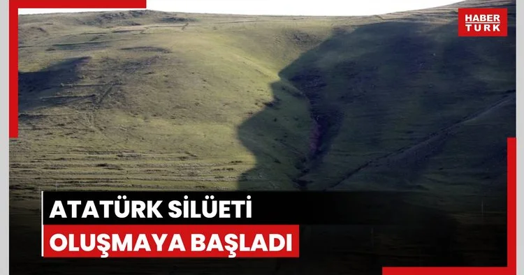 Atatürk silüeti bu yıl da oluşmaya başladı