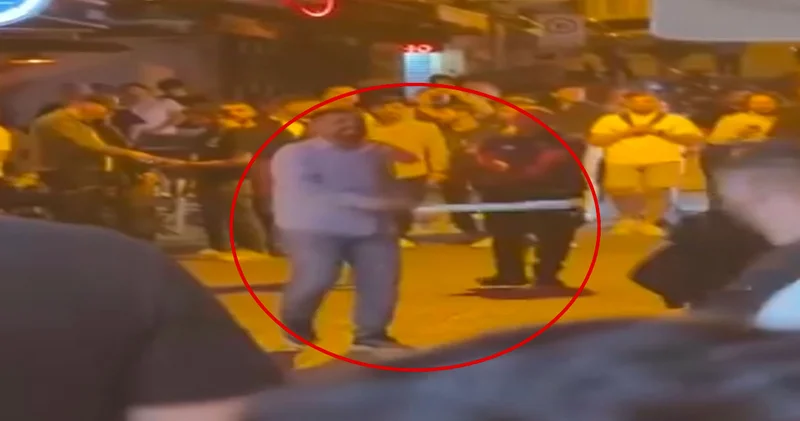 Mekanda eşime baktılar diyen adam Beşiktaş ta döner bıçağıyla etrafa saldırdı