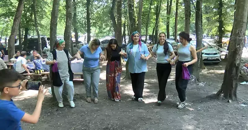 Bayram tatilinde Belgrad Ormanı’na akın ettiler
