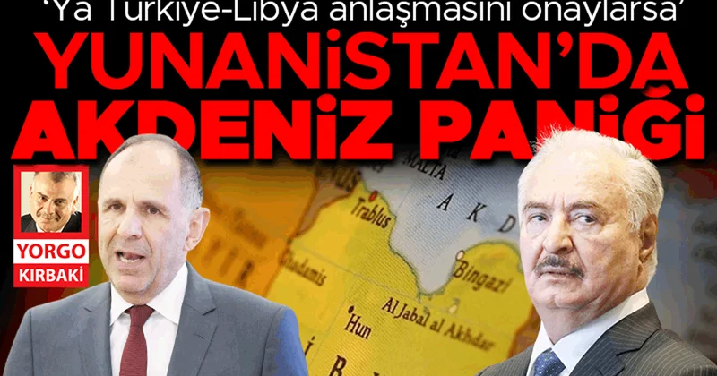 Atina’da Hafter endişesi... ‘Ya Türkiye Libya anlaşmasını onaylarsa’