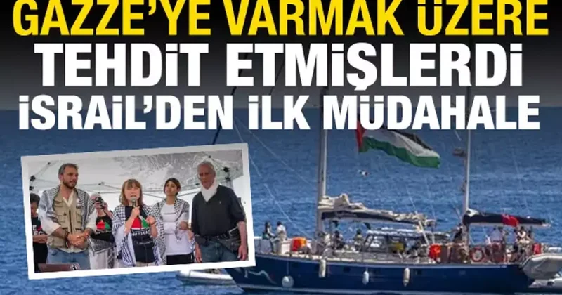 Madleen, Gazze ye varmak üzere! İsrail den gemiye ilk müdahale