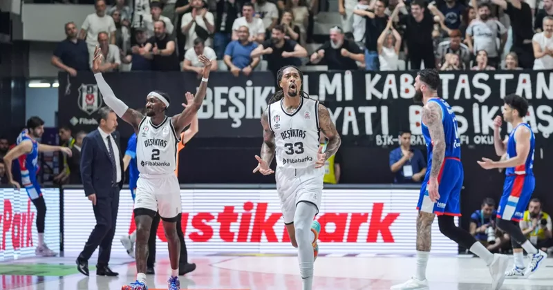 Beşiktaş, Anadolu Efes e fark attı! Seriye eşitlik geldi