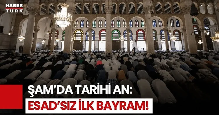Şam’da Esad Sonrası Bir Bayram Sabahı: Halk Bayram Namazında Buluştu