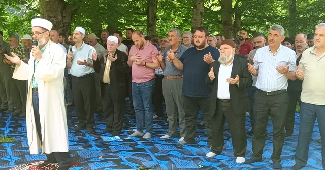 Bilecik te yağmur ve şükür duası yapıldı Bilecik Haberleri