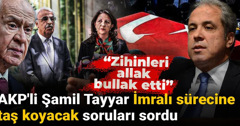 AKP li Şamil Tayyar İmralı sürecine taş koyacak soruları sordu: Zihinleri allak bullak etti