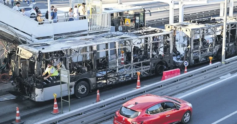 Metrobüste faciaya ramak kaldı