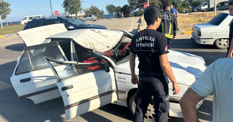 Başıboş gezen at kazaya neden oldu: 3 kişi yaralandı