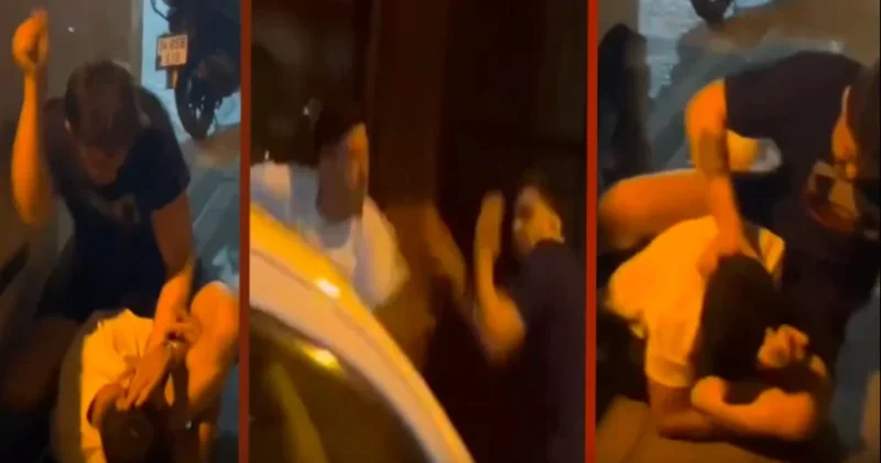 Sosyal medyanın konuştuğu kavga: X te tartışıp sokakta kapıştılar Sözcü Gazetesi