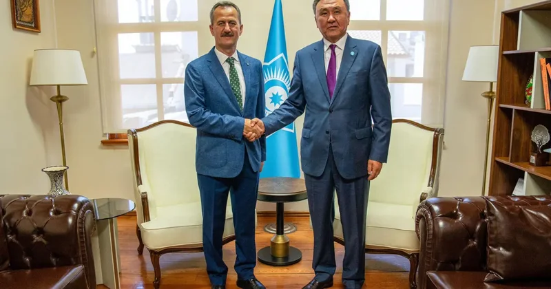 SSB Başkanı Görgün, TDT Genel Sekreteri Omuralıev ile görüştü!