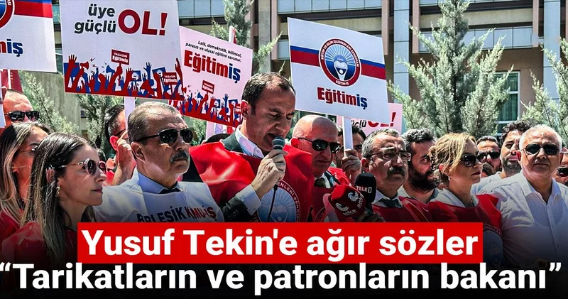 Yusuf Tekin e ağır sözler: Tarikatların ve patronların bakanı