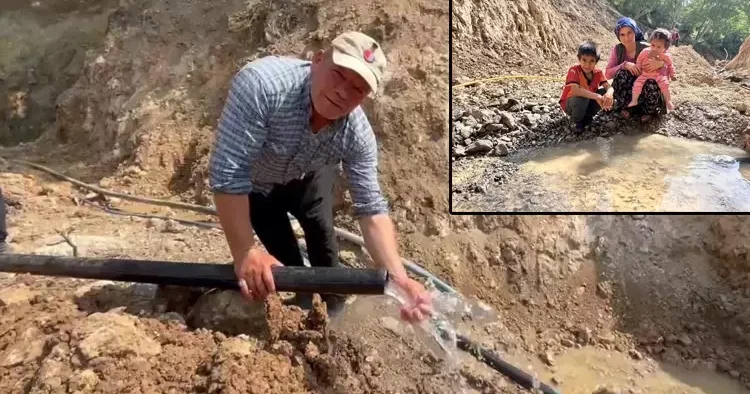 65 yılın en kurak yılı yaşanıyordu! Kuyudan çıkan can suyu oldu