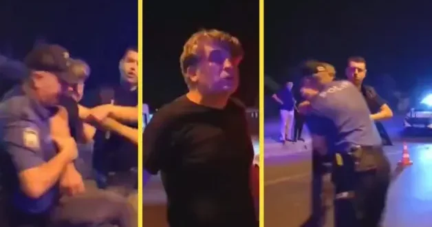 Aydın da alkollü sürücü polis çevirmesinde ortalığı birbirine kattı: Tayyip Erdoğan ı sevmiyorum