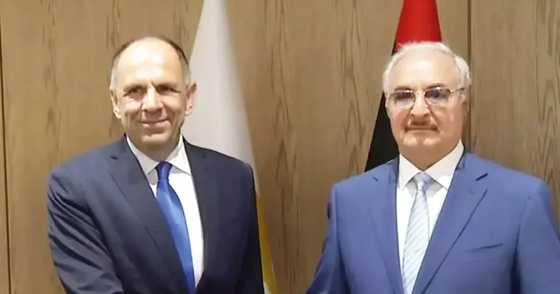 Türkiye’ye karşı işbirliği arayışı… Atina’dan Hafter’i ikna etme ziyareti