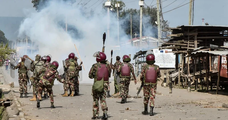 Kenya da Saba Saba gösterilerinin yıl dönümünde düzenlenen protestolarda 10 kişi öldü