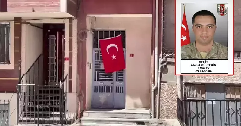 Şehit Piyade Sözleşmeli Er Ahmet Gültekin için Sultangazi deki evinde helallik alındı