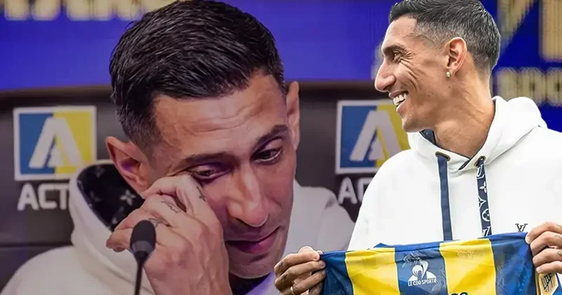 18 yıl sonra geri döndü, gözyaşlarına boğuldu! Angel Di Maria yeniden yuvasında... Fanatik Gazetesi Futbol Haberleri Spor