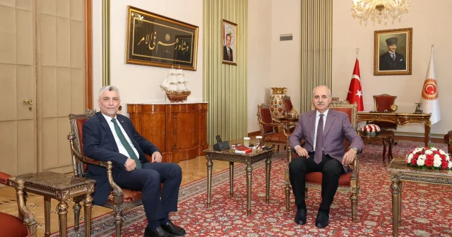 Bakan Bolat TBMM Başkanı Kurtulmuş ile görüştü Gündem Haberleri
