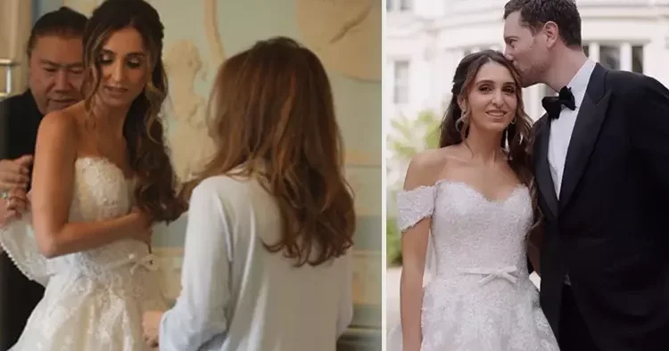 Bu kadarı peri masallarında bile yok: Ünlü aile kızını gösterişli bir törenle evlendirmişti... Gelinliğini annesi giydirmiş!
