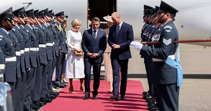 Fransa Cumhurbaşkanı Macron, İngiltere’de