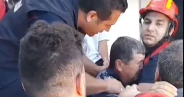 Düştüğü kuyudan kendisini kurtaran itfaiye personeline sarılıp ağladı Sivas Haberleri