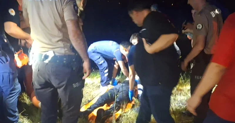 Araçtan inmek isterken sulama kanalına düştü: Acı haber geldi