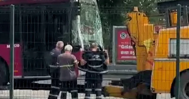 Esenyurt ta metrobüs kazası VİDEO İZLE