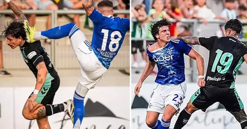Fight breaks out in a friendly match! Como and Real Betis players clash