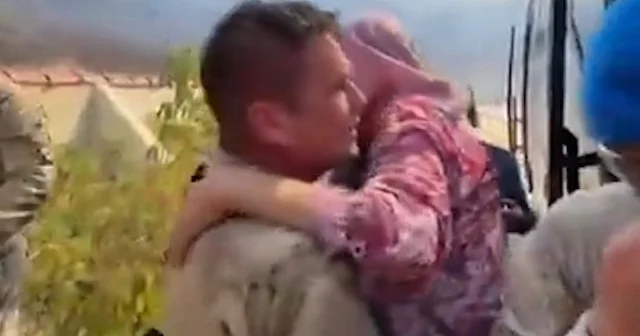 Çanakkale de jandarmadan köylerin tahliyesine destek VİDEO İZLE