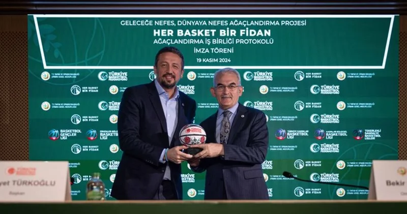 Basketbol milli takımlarının her sayısı bir fidana dönüşecek! Basketbol Haberleri