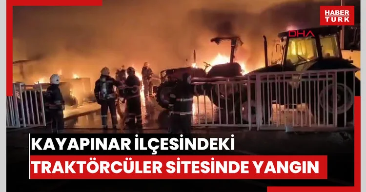 Diyarbakır ın Kayapınar ilçesindeki Traktörcüler Sitesi nde yangın