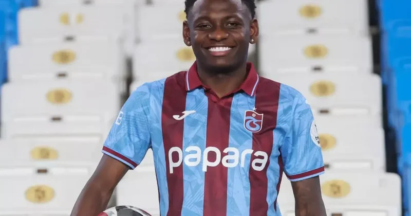 Trabzonspor yeni sol kanat oyuncusu Olaigbe yi KAP a bildirdi