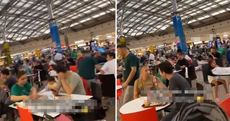 Yemek yiyen insanları çeken gurbetçinin videosuna tepkiler gecikmedi