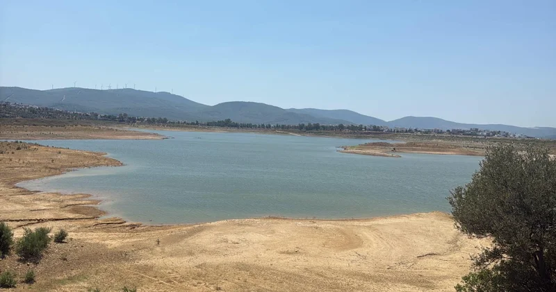 Bodrum da barajlardaki su azaldı