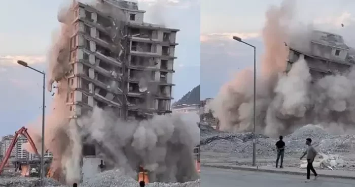 Deprem bölgesindeki binanın yıkım işlemini yapıyordu: Bina yıkıldı, operatörden acı haber geldi....