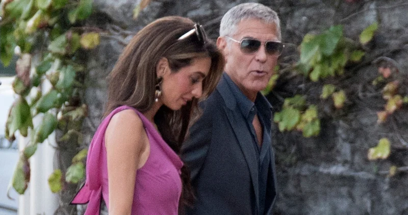 George Clooney ile Amal Clooney, dostlarını ağırladı magazin haberleri