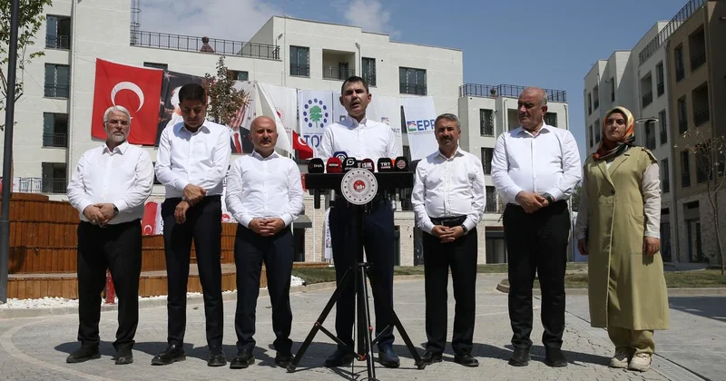 Bakan Kurum: Deprem bölgesinde devlet çalıştı, millet kazandı